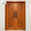 Pintu Rumah Minimalis Ukir CNC Kayu Jati Mewah Luqman Jaya Furniture