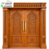 Pintu Nabawi Kayu Jati Jepara Kualitas Premium untuk Masjid