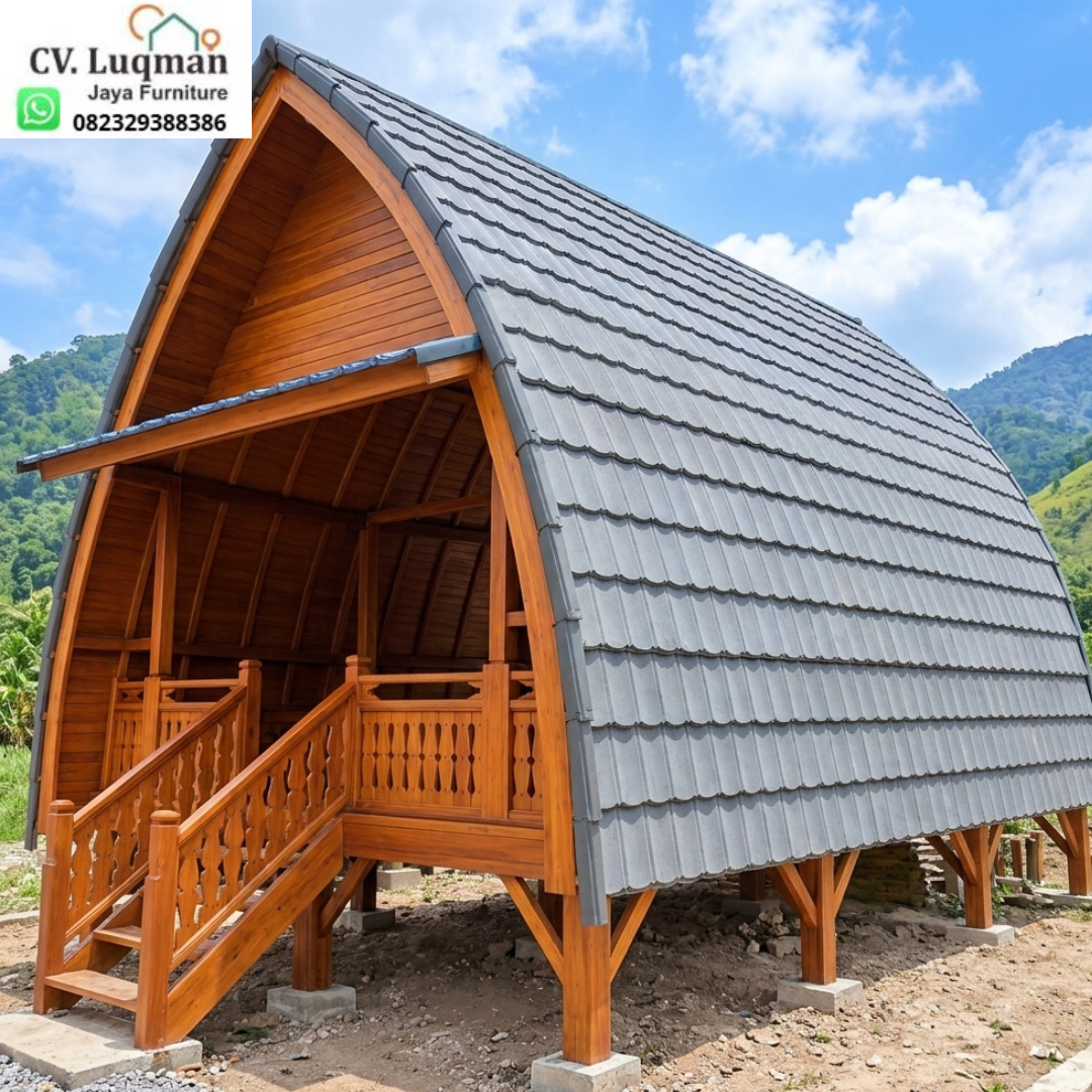 Mahakarya Etnik Lumbung Kayu Jati 4x6 Mahakarya Etnik Lumbung Kayu Jati 4x6