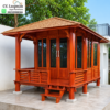 Gazebo Rumah Kaca Jati Tipe 3x4 Pintu Kupu-Tarung