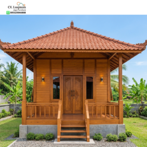 Rumah Joglo Kayu Jati Minimalis Modern