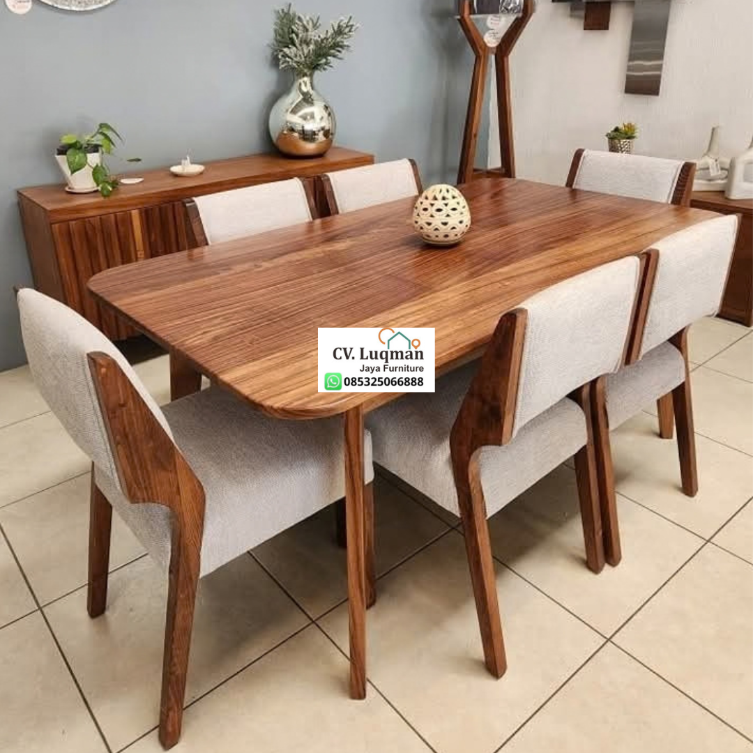Set Meja Makan Kayu Jati Eksklusif Set Meja Makan Kayu Jati Eksklusif