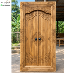 Pintu Gebyok Jati Ukir Klasik