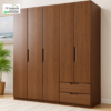 Lemari Kayu Jati Minimalis Modern Lima Pintu