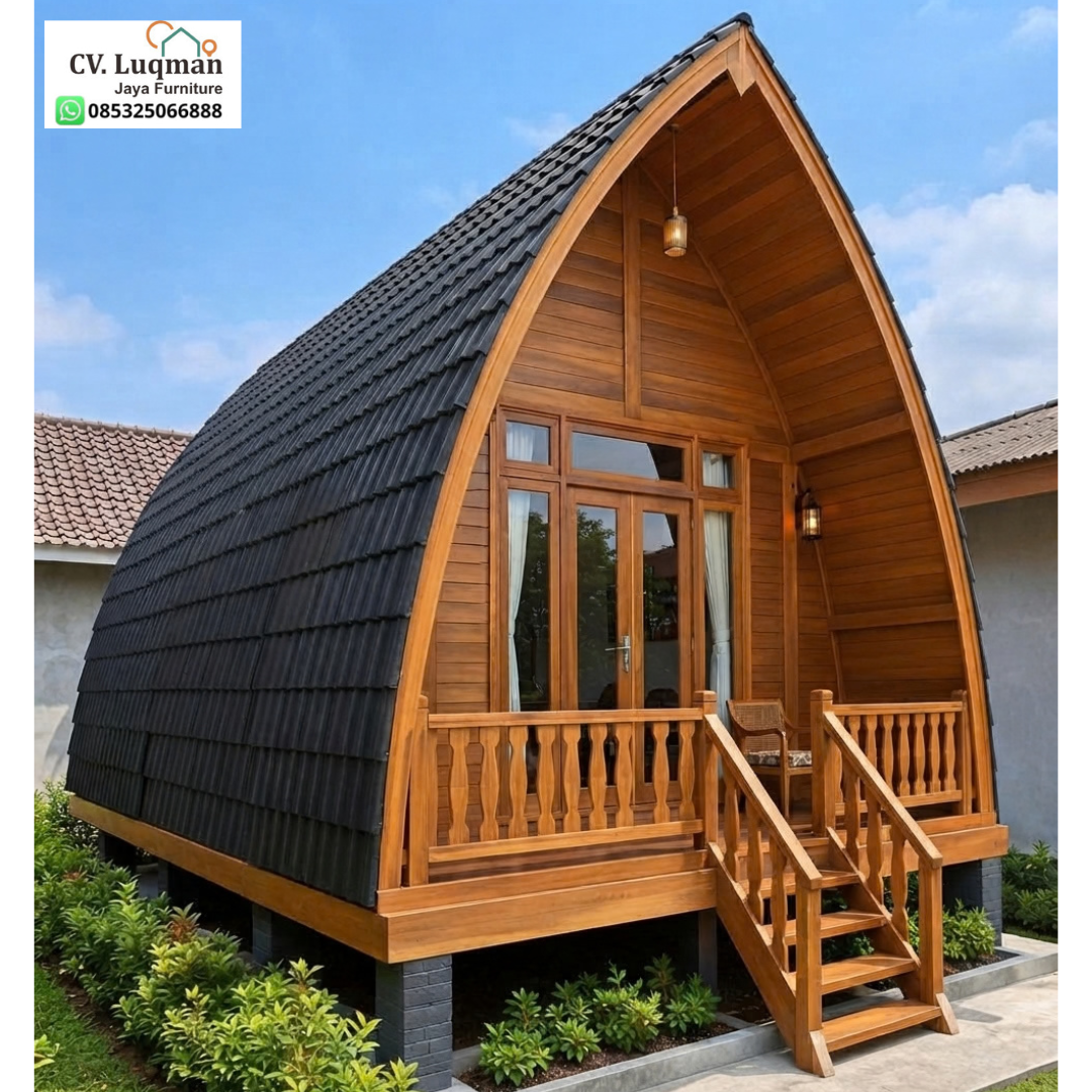 Rumah Lumbung Kayu Jati Minimalis Estetik Rumah Lumbung Kayu Jati Minimalis Estetik