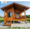 Rumah Panggung Kayu Jati Minimalis Modern