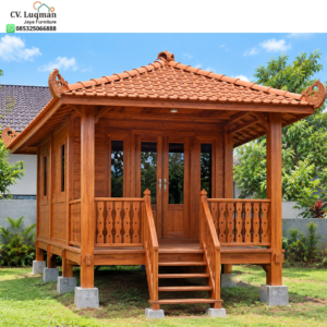 Rumah Panggung Kayu Jati Etnik Minimalis Klasik