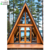 Kabin Segitiga Kayu Jati A-Frame