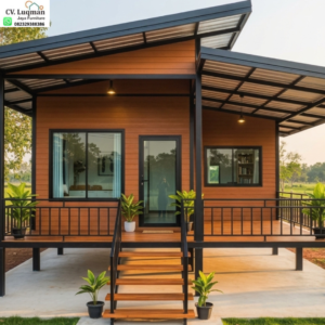Jati Modular Cabin: Harmoni Struktur Steel-Wood Tipe 4x6
